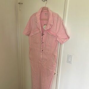 Faherty Pink Jumpsuit never worn!